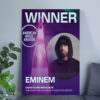 Eminem The Death of Slim Shady AMAs 2025 Poster Canvas – Favorite Hip-Hop Album Winner