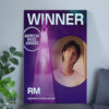 RM BTS AMAs 2025 Winner Poster Canvas – Favorite K-Pop Artist