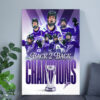 Minnesota Frost Back-to-Back Walter Cup Champions 2025 Poster Canvas