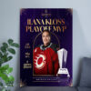 Gwyneth Philips Ilana Kloss Playoff MVP 2025 Poster Canvas – PWHL Charge Hockey Tribute