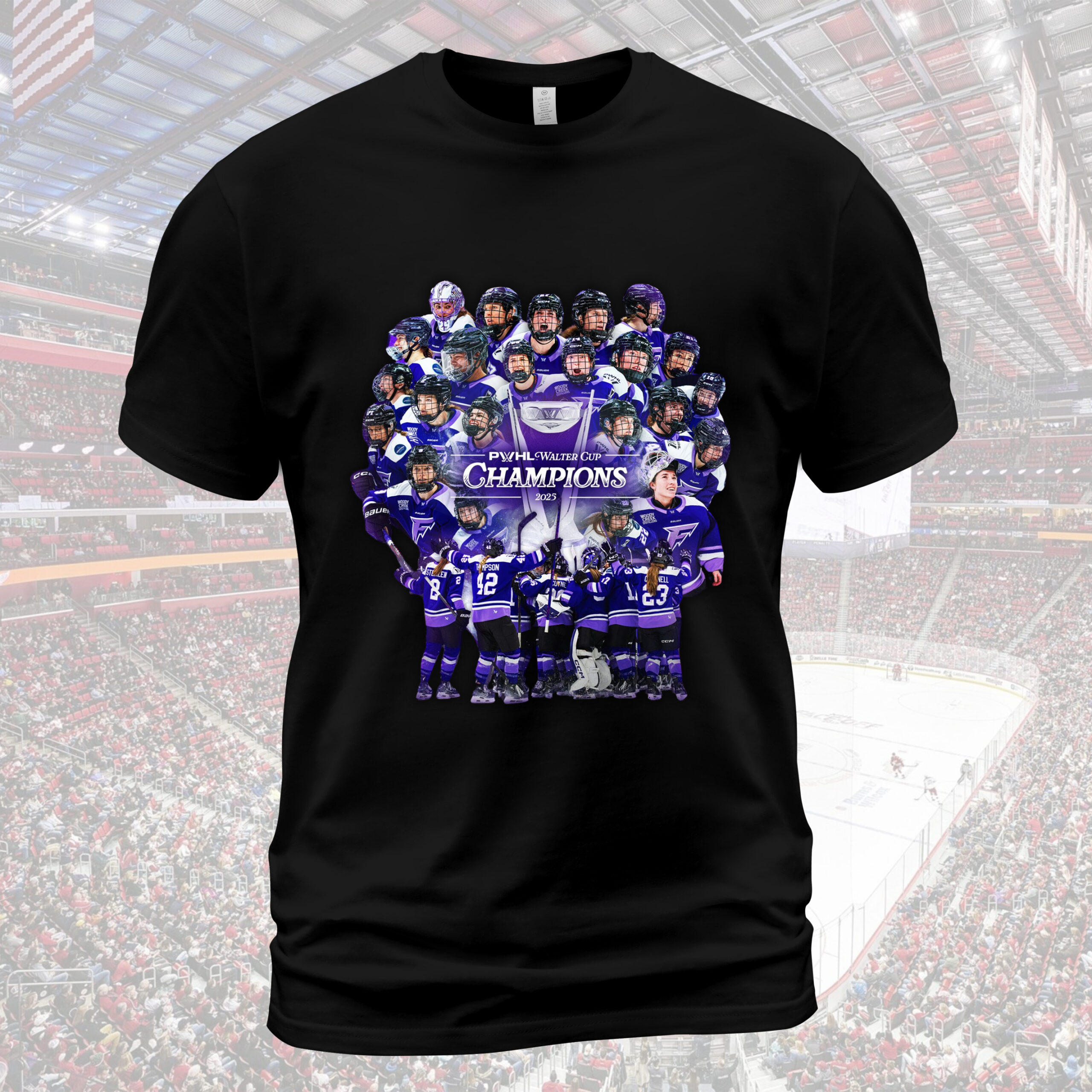 Minnesota Frost Walter Cup Champions 2025 Shirt – PWHL Back-to-Back Winners Hockey Fan Gear