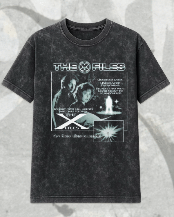the X Files - unisex tee, scully and mulder, i want to believe, ufo, classic movie, aliens, vintage shirt - Image 3