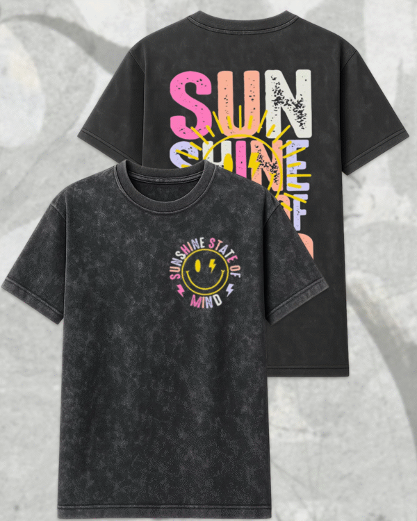 Sunshine State of Mind Png, Beach Life PNG, Sunshine Png, Summer PNG Neon, Trendy Summer Shirt Design, Distressed Beach PNG, Lake River Png