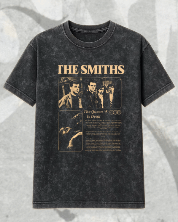 The Smiths 90s Acid Wash Shirt – Retro Album Graphic T-Shirt & Hoodie | Vintage Rock Gift for Men & Women - Image 3