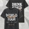 Vintage Disney Epcot World Tour Acid Wash T-Shirt, Hoodie – Drink Around The World Shirt, Disneyworld Family Matching Tee