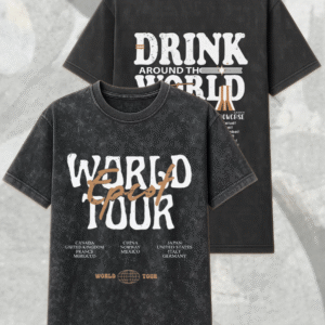 Vintage Disney Epcot World Tour Acid Wash T-Shirt, Hoodie – Drink Around The World Shirt, Disneyworld Family Matching Tee