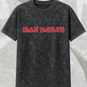 Iron Maiden Acid Wash Logo T-Shirt & Hoodie – Live 2025 Tour Unisex Heavy Metal Merch | Limited Edition