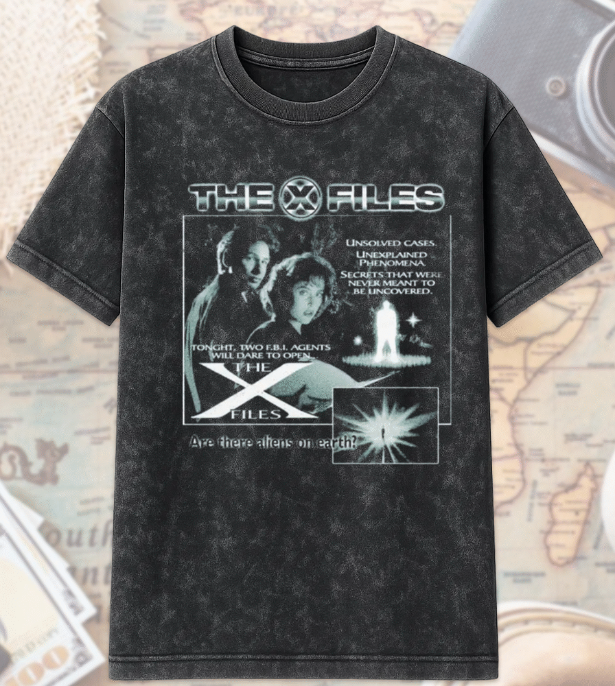 the X Files - unisex tee, scully and mulder, i want to believe, ufo, classic movie, aliens, vintage shirt