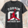 Custom Jordan Birthday Shirt – Acid Wash T-Shirt & Hoodie | Personalized Slam Dunk Birthday Outfit