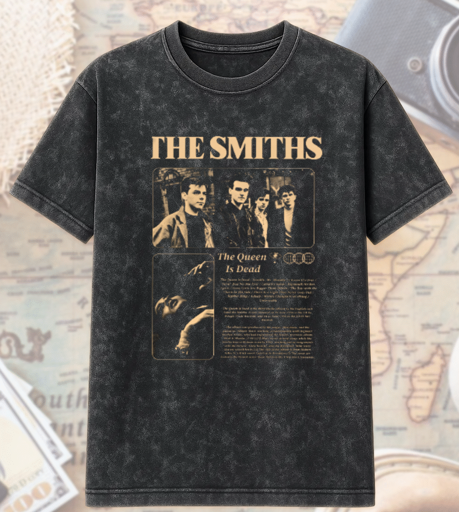 The Smiths 90s Acid Wash Shirt – Retro Album Graphic T-Shirt & Hoodie | Vintage Rock Gift for Men & Women
