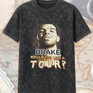 Drake 2013 Would You Like a Tour Ft. Miguel Acid Wash T-Shirt & Hoodie – Official Concert Graphic Tee