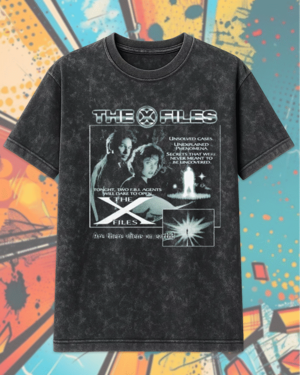 the X Files - unisex tee, scully and mulder, i want to believe, ufo, classic movie, aliens, vintage shirt - Image 2