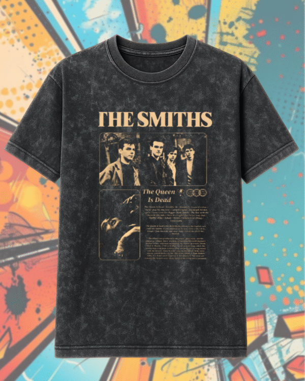 The Smiths 90s Acid Wash Shirt – Retro Album Graphic T-Shirt & Hoodie | Vintage Rock Gift for Men & Women - Image 2