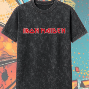 Iron Maiden Acid Wash Logo T-Shirt & Hoodie – Live 2025 Tour Unisex Heavy Metal Merch | Limited Edition