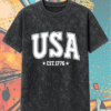 USA Varsity Retro 4th of July Acid Wash T-Shirt & Hoodie – Sublimation Inspired Design for Cricut & Silhouette Fans | Limited Patriotic Drop