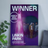 Linkin Park The Emptiness Machine AMAs 2025 Poster Canvas – Favorite Rock Song Winner