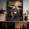 Shai Gilgeous-Alexander 2025 Western Conference Finals MVP Canvas Poster – NBA Wall Art for Thunder Fans