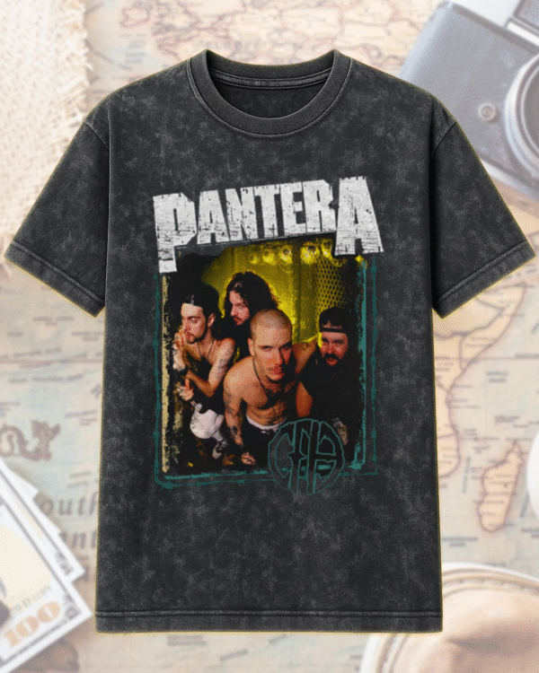 Pantera The Heaviest Tour of the Summer 2025 Acid Wash T-Shirt, Hoodie – Official Pantera Tour Merch - Image 2