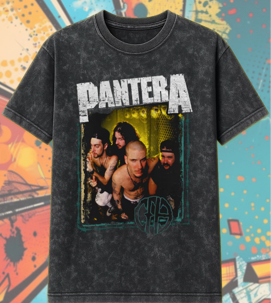 Pantera The Heaviest Tour of the Summer 2025 Acid Wash T-Shirt, Hoodie – Official Pantera Tour Merch