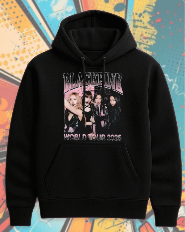 2025 Blackpink World Tour T-Shirt, Hoodie, Sweatshirt, Long Sleeve, Tank Top – Kpop Blackpink Merch & Blink Gift - Image 4