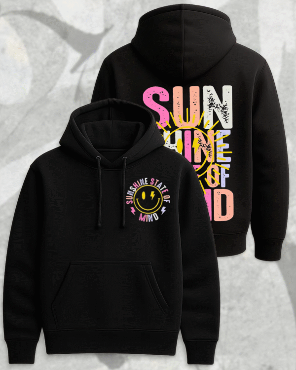 Sunshine State of Mind T-Shirt, Hoodie, Sweatshirt, Long Sleeve, Tank Top – Beach Life, Summer, Neon PNG Design - Image 6