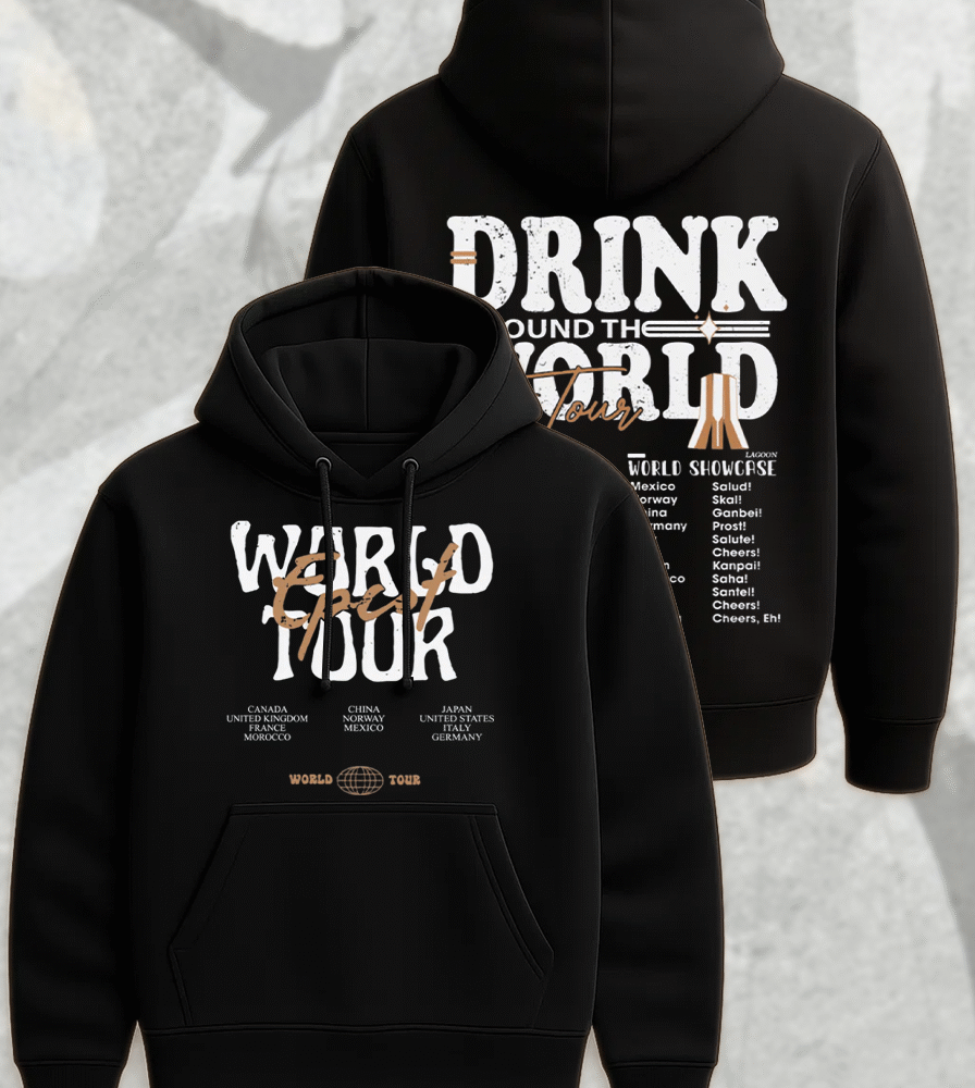 Vintage Disney Epcot World Tour T-Shirt, Sweatshirt, Long Sleeve, Tank Top, Hoodie – Drink Around The World Family Matching Tee