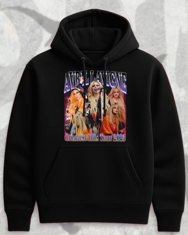 90s Vintage Avril Lavigne Bootleg T-Shirt, Sweatshirt, Long Sleeve, Tank Top, Hoodie – Avril Lavigne 2025 Tour Merch & Fan Shirt - Image 2