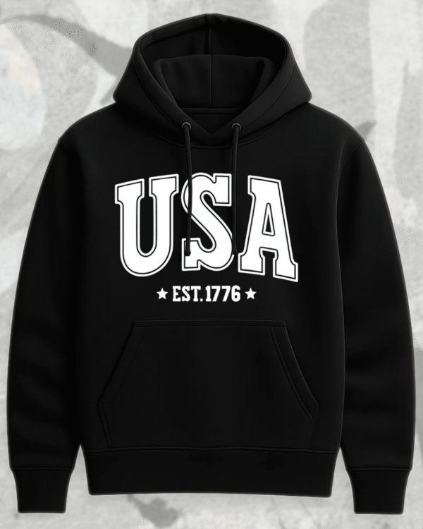 USA SVG PNG 4th of July Retro America Sublimation Design – T-Shirt, Hoodie, Sweatshirt, Long Sleeve, Tank Top - Image 2