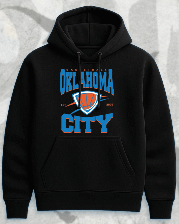 Oklahoma City Basketball SVG PNG Digital File – Instant Download for T-Shirt, Hoodie, Sweatshirt, Long Sleeve, Tank Top - Image 2