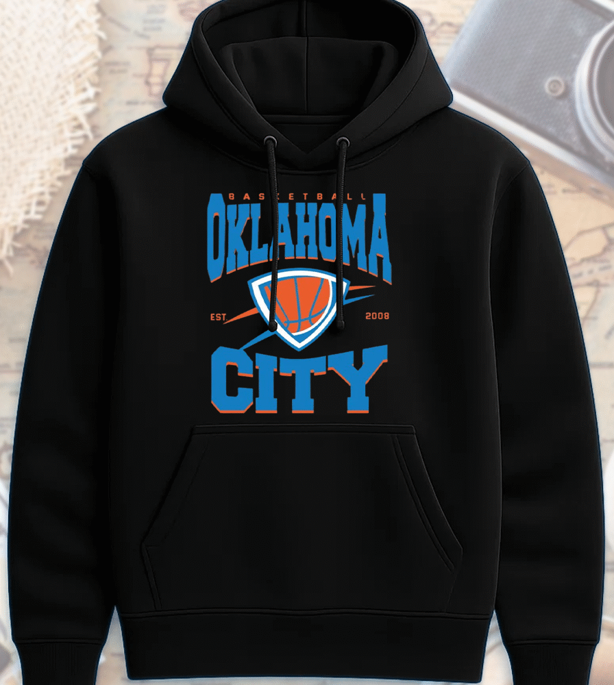 Oklahoma City Basketball SVG PNG Digital File – Instant Download for T-Shirt, Hoodie, Sweatshirt, Long Sleeve, Tank Top