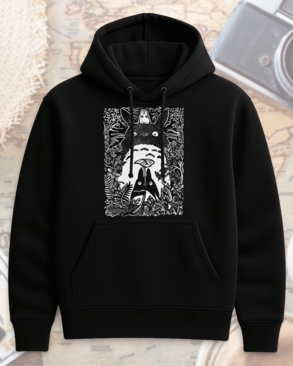 Vintage My Neighbor Totoro T-Shirt, Hoodie, Sweatshirt, Long Sleeve, Tank Top – Studio Ghibli Catbus Design for Anime Fans - Image 5