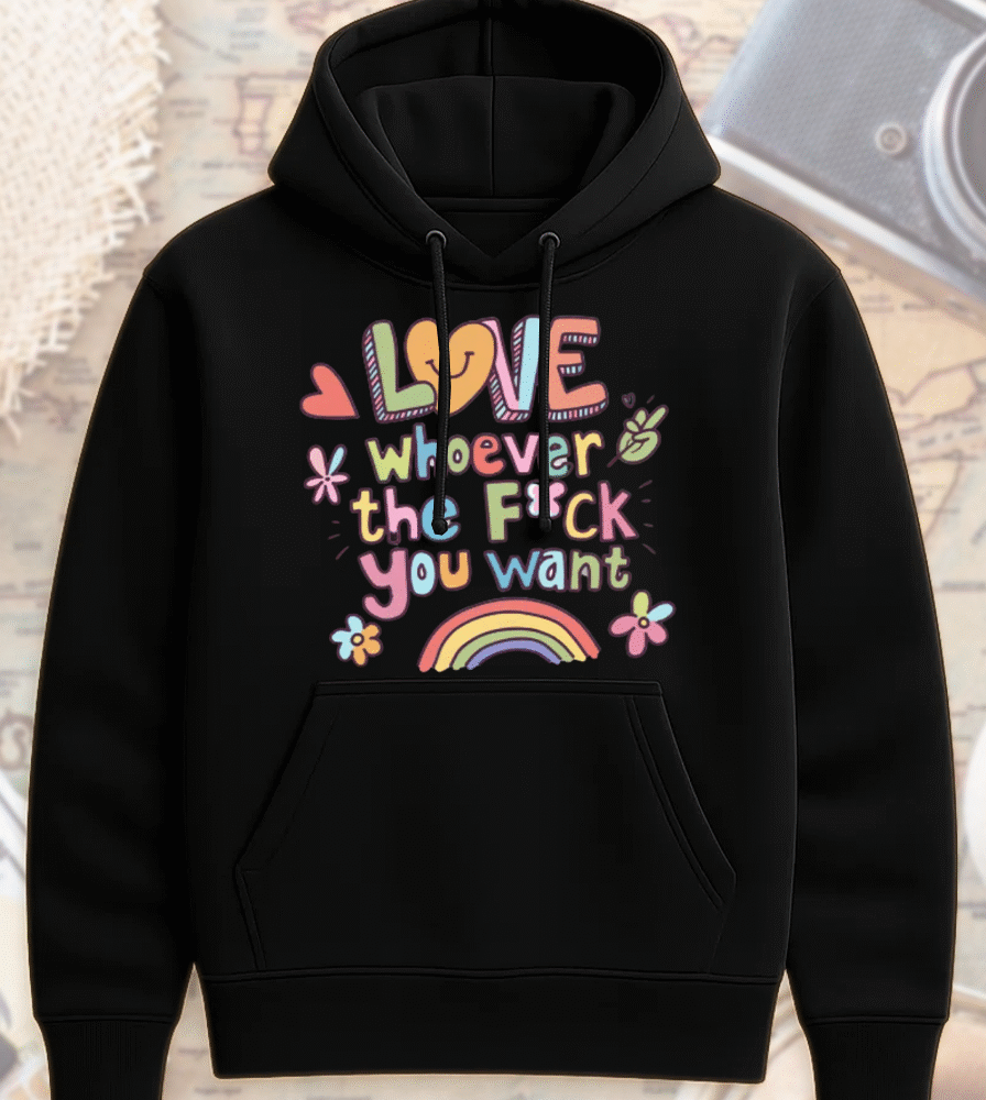 Love Whoever You Want – LGBTQIA+ Pride Shirt, Hoodie, Tank, Long Sleeve, Sweatshirt | Subtle Queer & Genderfluid Merch | Vibtee