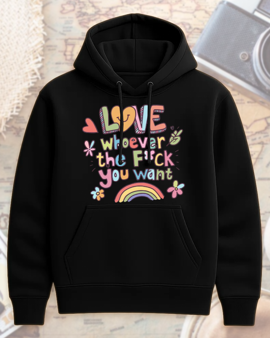 Love Whoever You Want – LGBTQIA+ Pride Shirt, Hoodie, Tank, Long Sleeve, Sweatshirt | Subtle Queer & Genderfluid Merch | Vibtee