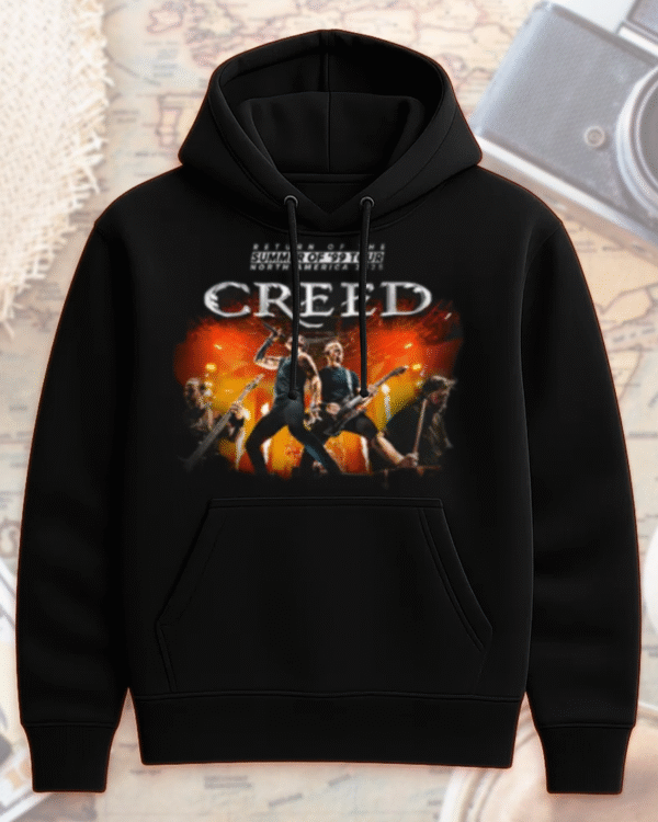 Creed Band 2025 Tour Summer of ’99 T-Shirt, Hoodie, Sweatshirt, Long Sleeve, Tank Top – Official Concert Merch & Fan Gift - Image 3