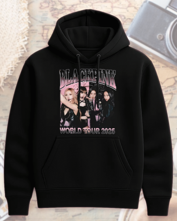 2025 Blackpink World Tour T-Shirt, Hoodie, Sweatshirt, Long Sleeve, Tank Top – Kpop Blackpink Merch & Blink Gift - Image 3