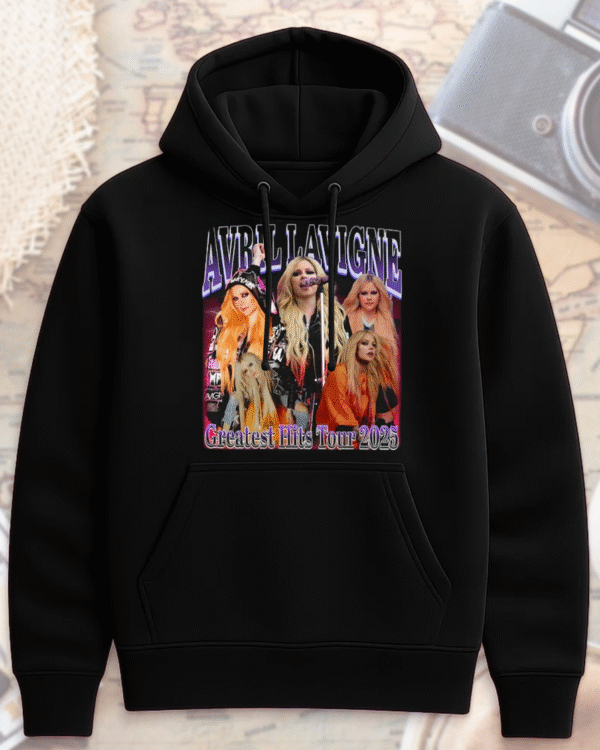 90s Vintage Avril Lavigne Bootleg T-Shirt, Sweatshirt, Long Sleeve, Tank Top, Hoodie – Avril Lavigne 2025 Tour Merch & Fan Shirt - Image 3