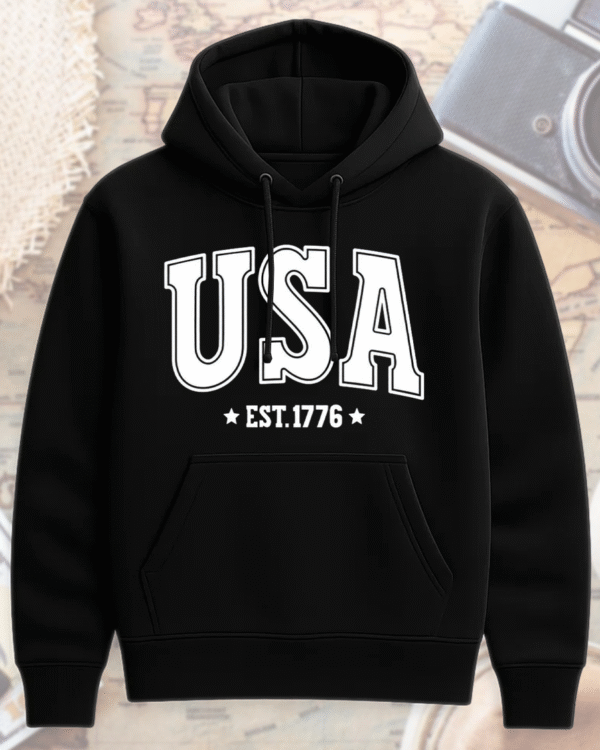 USA SVG PNG 4th of July Retro America Sublimation Design – T-Shirt, Hoodie, Sweatshirt, Long Sleeve, Tank Top - Image 3