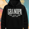 Custom Grandpa Shirt, Personalized Grandpa Gift, Grandkids Names Shirt, Father's Day Grandpa Gift, Custom Family Shirt, Grandpa T-shirt, Personalized Gift for Grandparent, Vibtee Grandpa Apparel, Custom Grandparent Shirt, Personalized Grandpa Hoodie