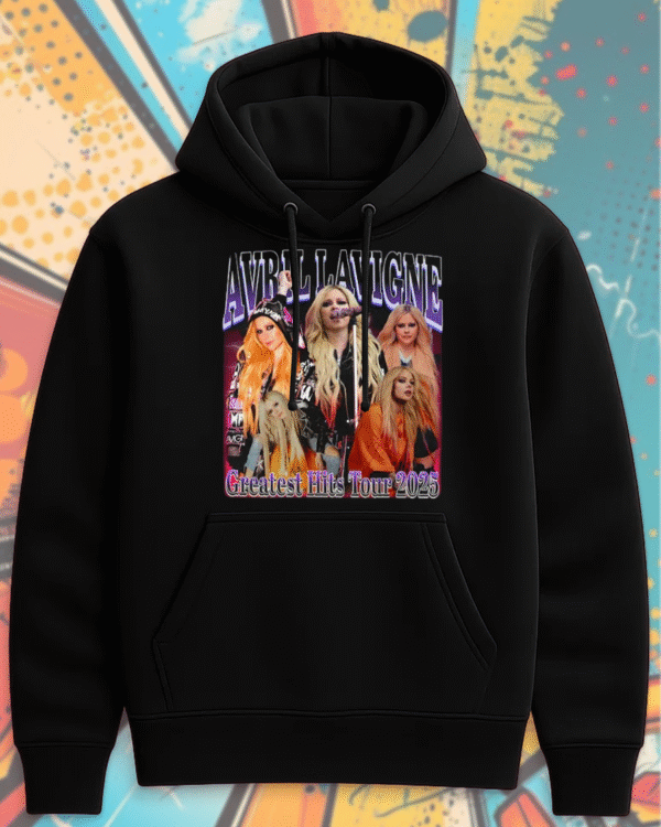 90s Vintage Avril Lavigne Bootleg T-Shirt, Sweatshirt, Long Sleeve, Tank Top, Hoodie – Avril Lavigne 2025 Tour Merch & Fan Shirt