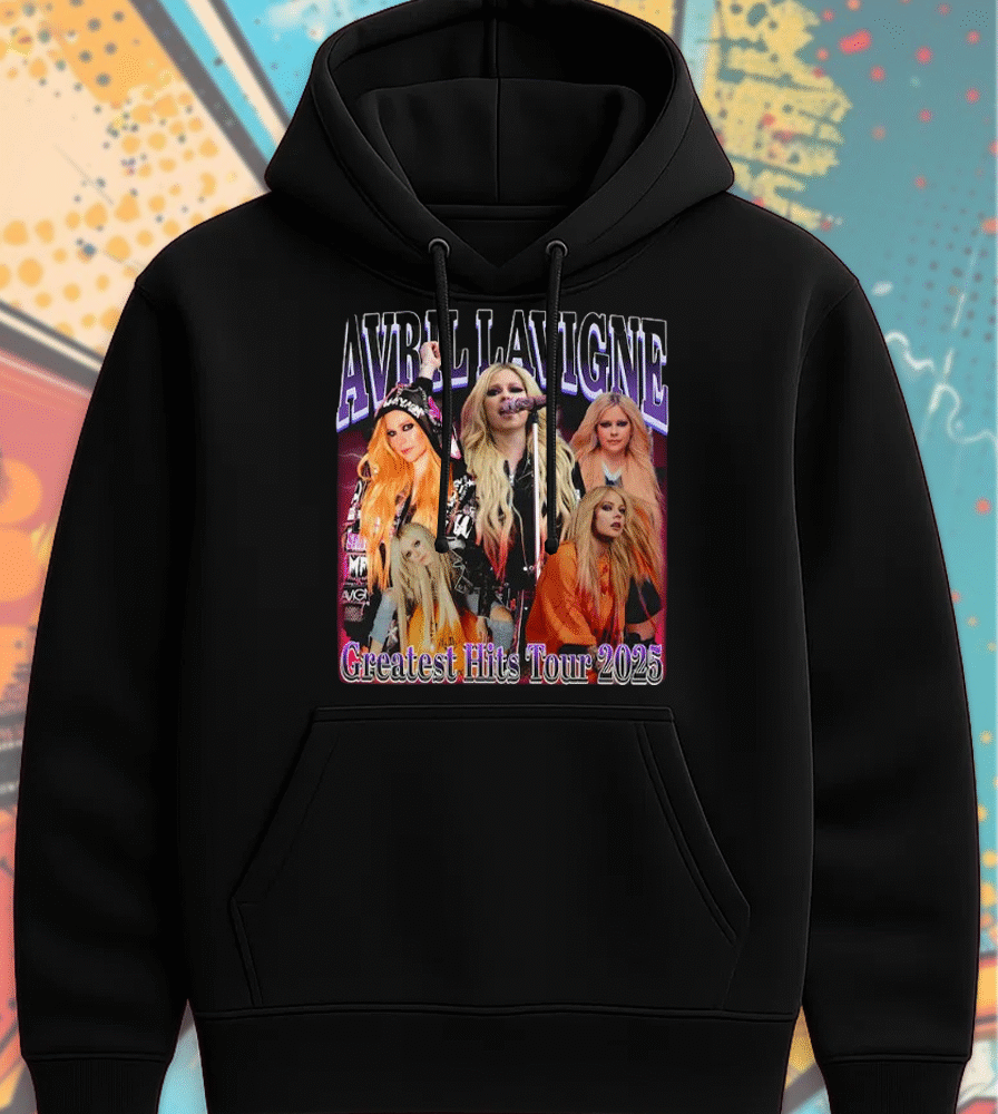 90s Vintage Avril Lavigne Bootleg T-Shirt, Sweatshirt, Long Sleeve, Tank Top, Hoodie – Avril Lavigne 2025 Tour Merch & Fan Shirt