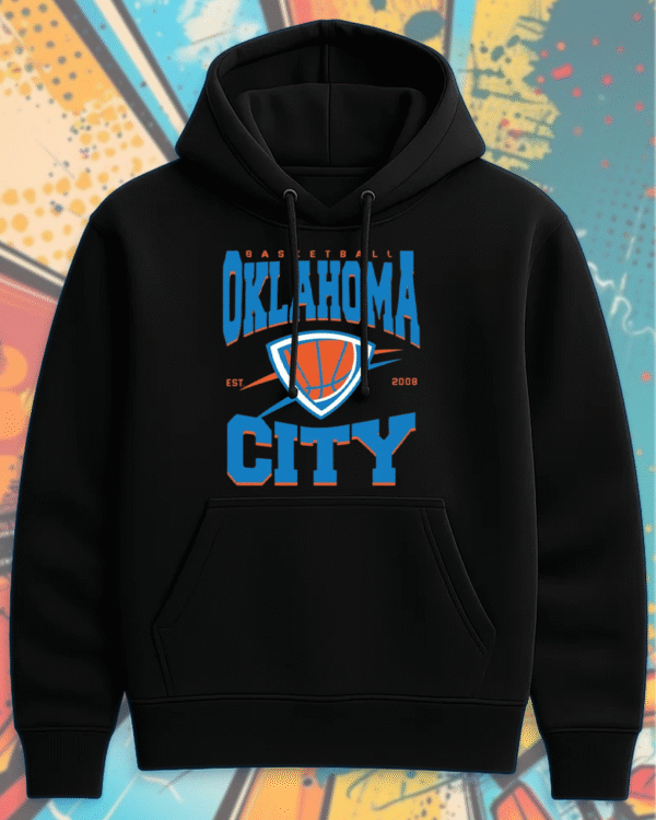 Oklahoma City Basketball SVG PNG Digital File – Instant Download for T-Shirt, Hoodie, Sweatshirt, Long Sleeve, Tank Top - Image 3