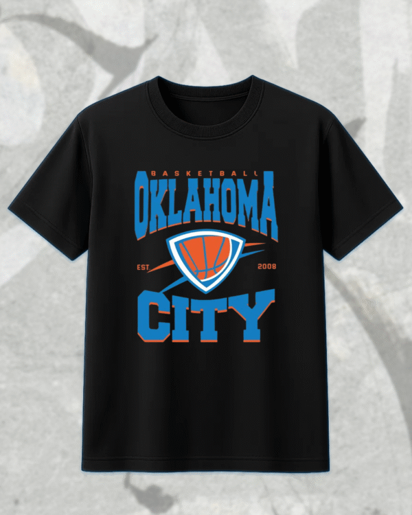 Oklahoma City Basketball SVG PNG Digital File – Instant Download for T-Shirt, Hoodie, Sweatshirt, Long Sleeve, Tank Top - Image 4