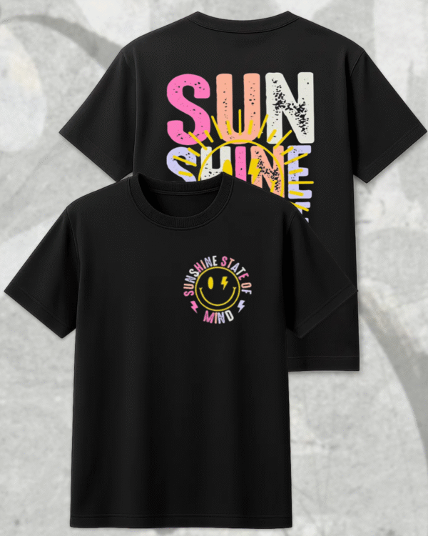 Sunshine State of Mind T-Shirt, Hoodie, Sweatshirt, Long Sleeve, Tank Top – Beach Life, Summer, Neon PNG Design - Image 7