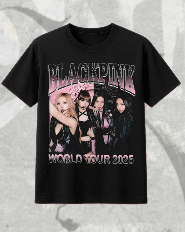 2025 Blackpink World Tour T-Shirt, Hoodie, Sweatshirt, Long Sleeve, Tank Top – Kpop Blackpink Merch & Blink Gift - Image 5