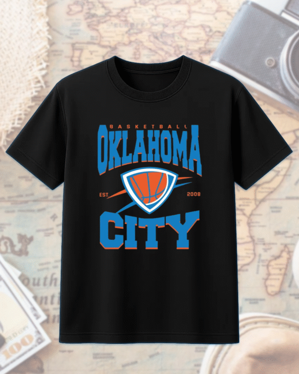 Oklahoma City Basketball SVG PNG Digital File – Instant Download for T-Shirt, Hoodie, Sweatshirt, Long Sleeve, Tank Top - Image 5