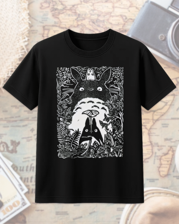 Vintage My Neighbor Totoro T-Shirt, Hoodie, Sweatshirt, Long Sleeve, Tank Top – Studio Ghibli Catbus Design for Anime Fans - Image 3