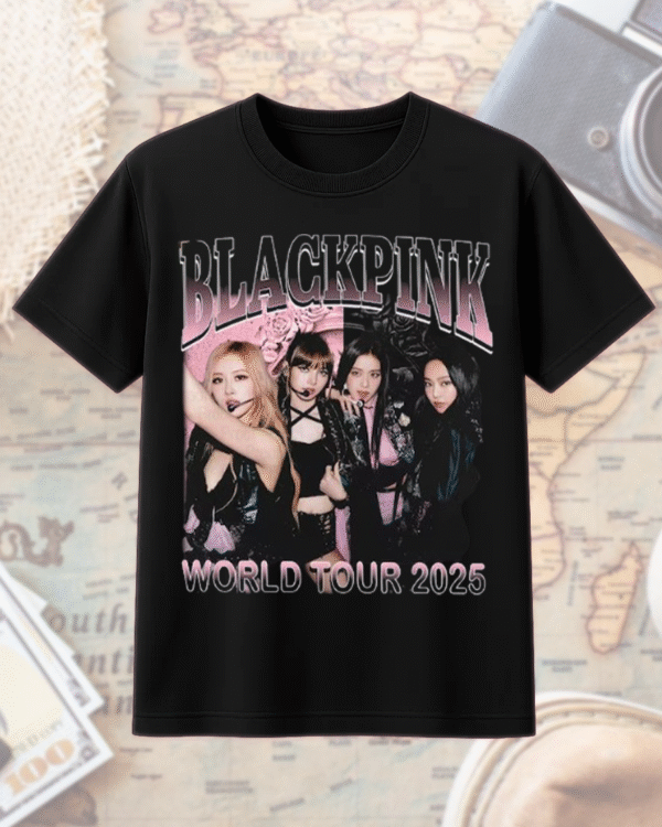 2025 Blackpink World Tour T-Shirt, Hoodie, Sweatshirt, Long Sleeve, Tank Top – Kpop Blackpink Merch & Blink Gift - Image 6