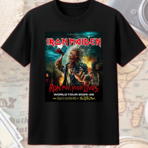 Iron Maiden Tour 2025-26 T-Shirt, Hoodie, Sweatshirt, Long Sleeve, Tank Top – Run for Your Lives Tour with Tour Dates