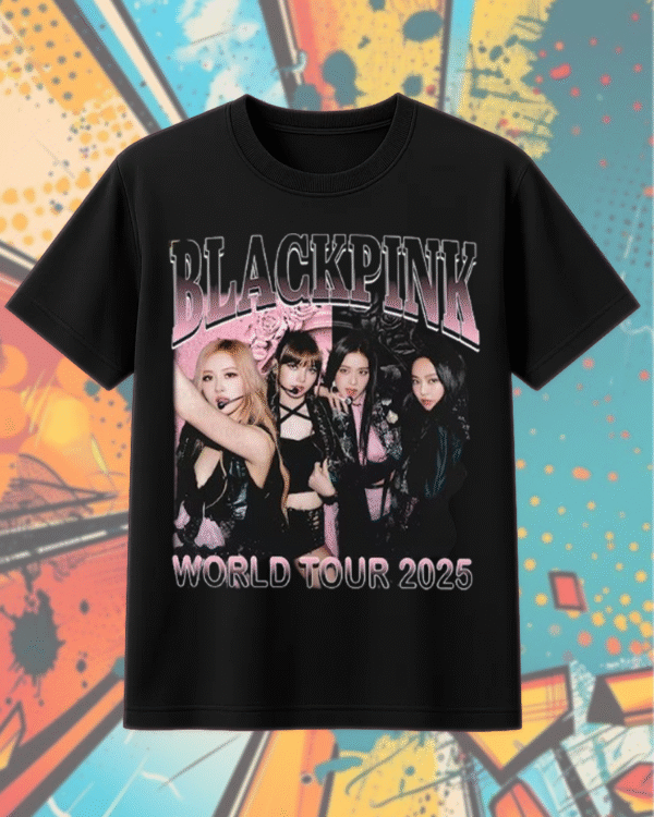 2025 Blackpink World Tour T-Shirt, Hoodie, Sweatshirt, Long Sleeve, Tank Top – Kpop Blackpink Merch & Blink Gift
