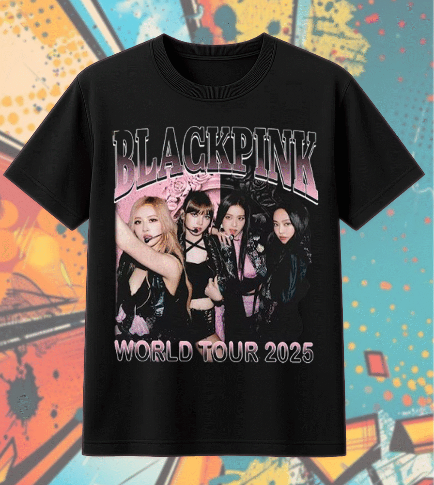 2025 Blackpink World Tour T-Shirt, Hoodie, Sweatshirt, Long Sleeve, Tank Top – Kpop Blackpink Merch & Blink Gift